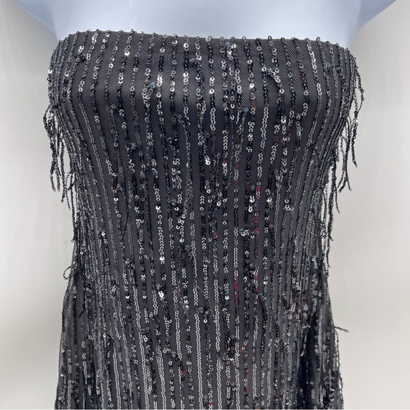 Wild Fable Black Strapless Sequin Dress - Picture 2 of 9